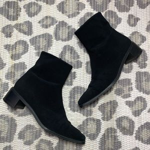 Stewart weitzman vintage block heel ankle bootie